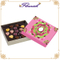 Boîte d'emballage de cadeau de chocolat de papier d'art adaptée aux besoins du client avec l'insertion de plateau