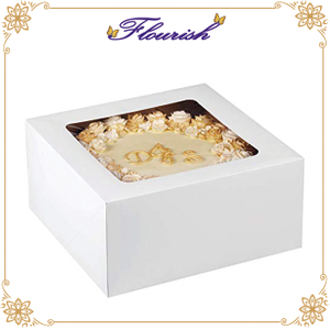 Boîte d'emballage de dessert de gâteau de fête personnalisée
