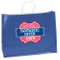 Impression personnalisée sac en papier kraft foulard jeans avec poignée torsadée