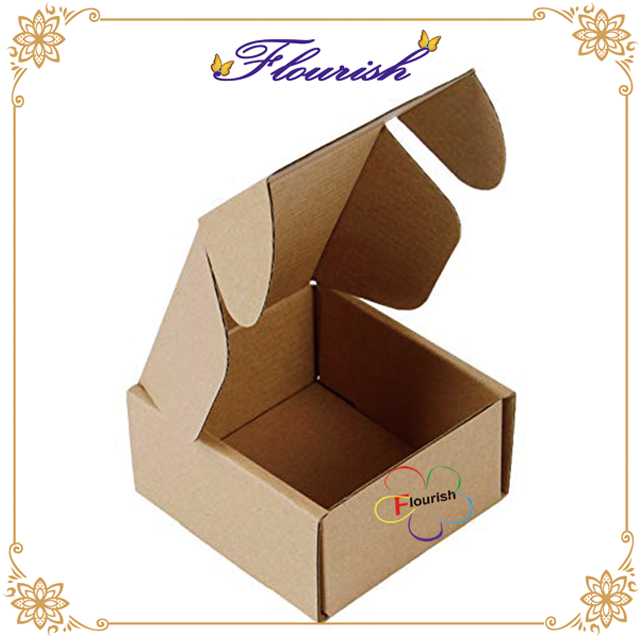 Boîte en carton d'emballage de tasse de thé ondulée de peinture faite sur commande facile d'emballage