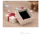 Boîte-cadeau carrée rigide de bijoux de carton avec la décoration de noeud papillon
