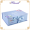 Boîte cadeau romantique de mariage de type à clapet en forme de rectangle bleu violet violet