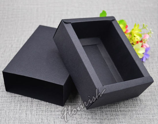 Boîte-cadeau artisanale en papier kraft pliable écologique