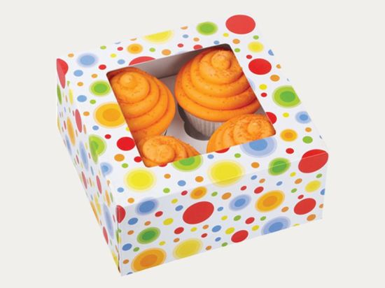Boîte d'emballage de dessert de gâteau de fête personnalisée