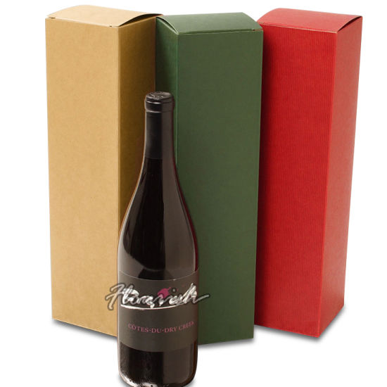 Boîte personnalisée de transporteur de champagne de vin de bière d'impression