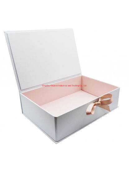 Boîte de papier d'emballage de cadeau d'habillement de vêtement de jupe de qualité supérieure