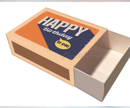 Boîte d'emballage portative qui respecte l'environnement de poudre de jus de thé de café de confiture de miel de papier ondulé