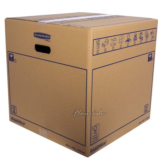 Boîte de carton brun de stockage de documents de spécialité de détail de la Chine
