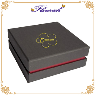 Boîte de carton d'emballage de cadeau de parfum de bijoux de montre de style de cou et d'épaule