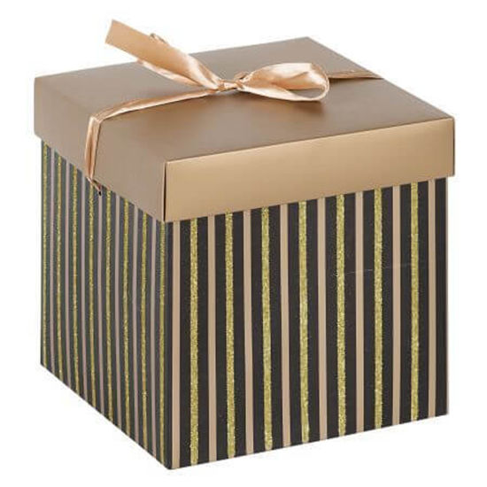 Grande boîte rigide d'emballage de cadeau de fête d'anniversaire de faveur de point de Polk de carton rigide