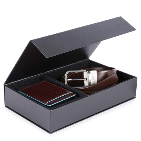 Boîte en carton de stockage de ceinture classique pour hommes
