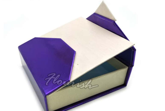Boîte en carton d'emballage de l'album de mariage en forme de livre haut de gamme