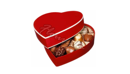 Conçu spécialement pour vous Coffret cadeau de cadeau de mariage en forme de coeur en forme de fleur de chocolat