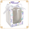 Boîte de fenêtre de tasse de bouteille de vin de carton blanc d'impression personnalisée