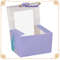 Boîte de fenêtre de stockage de cadeau de festival d'oeufs de Pâques en carton violet