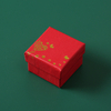 Boîte-cadeau de papier d'impression de logo fait sur commande d'estampage à chaud d'usine de la Chine pour des bijoux