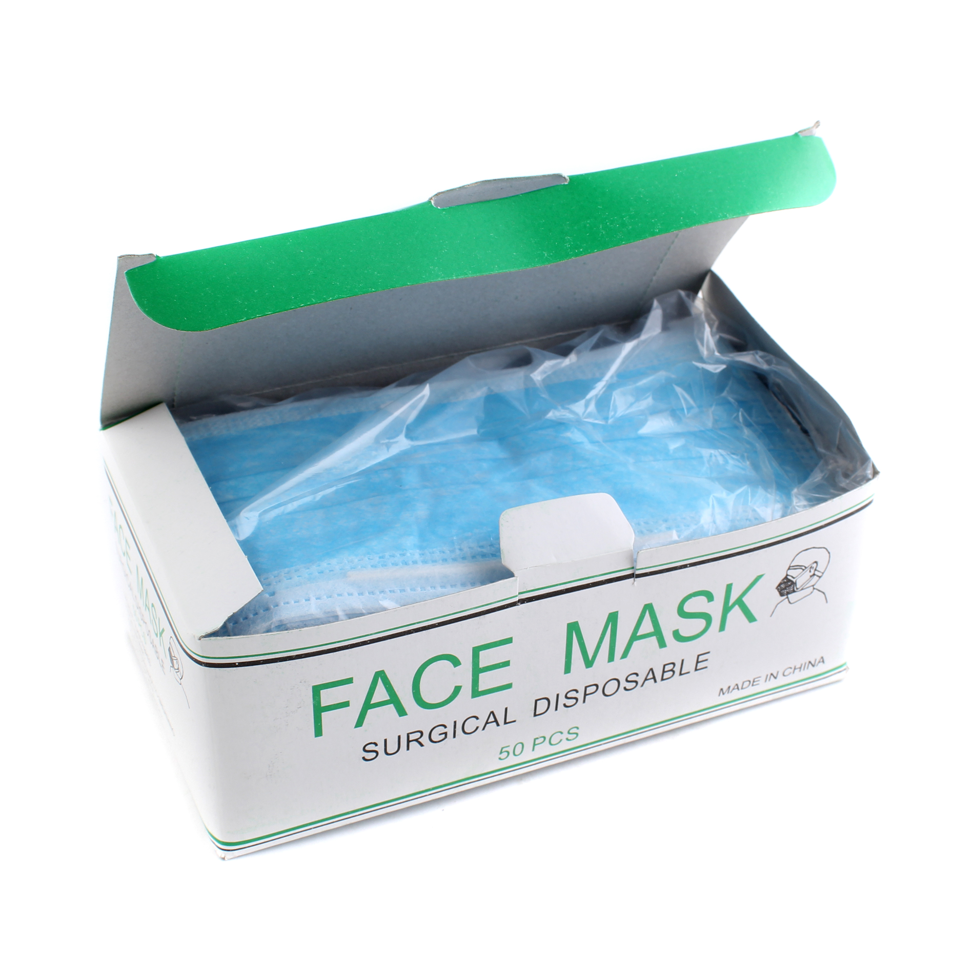 Boîte de papier d'emballage de masque protecteur protecteur de logo personnalisé
